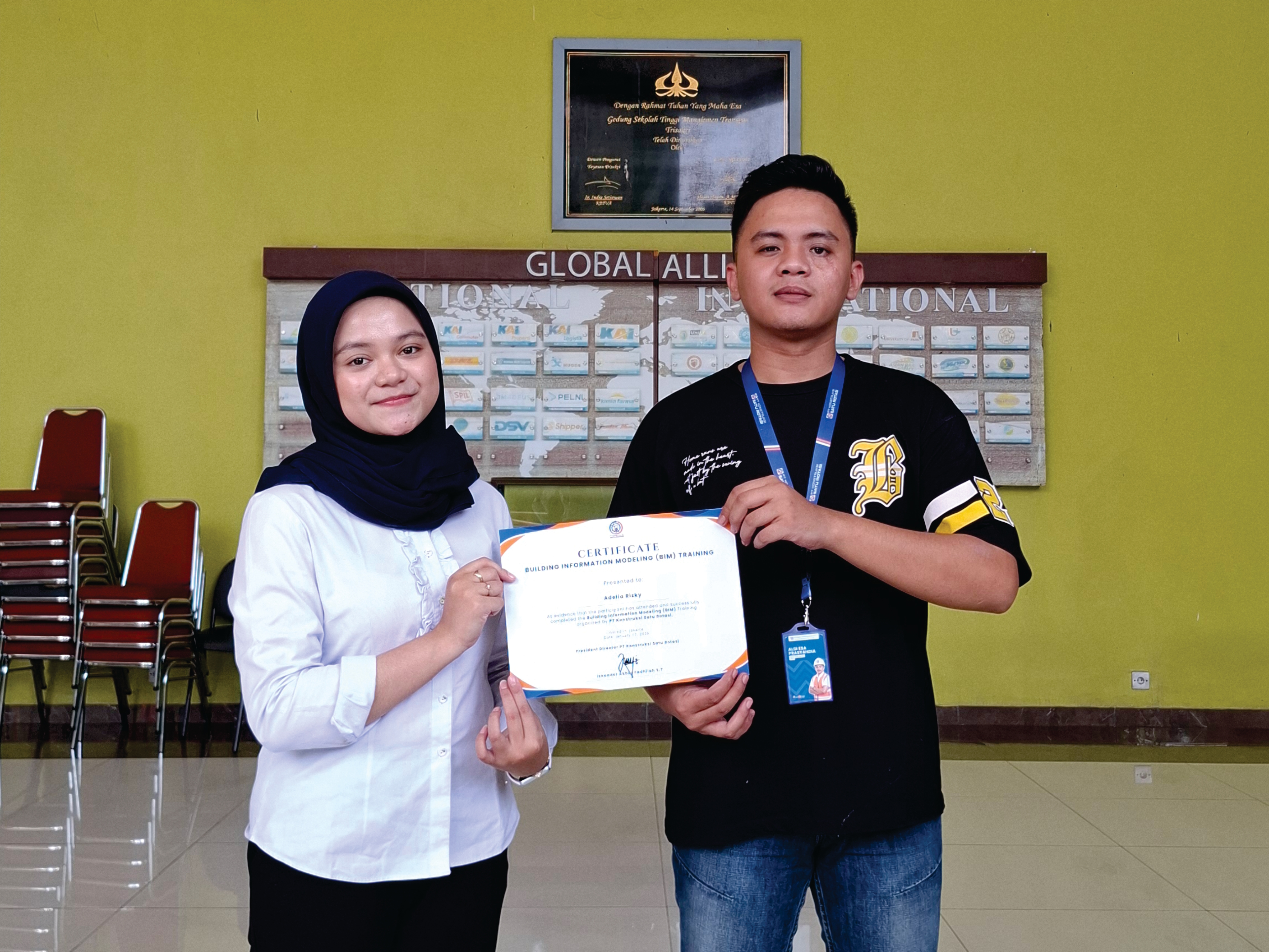 Sesi praktik pemodelan BIM dalam kelas edukasi KSR